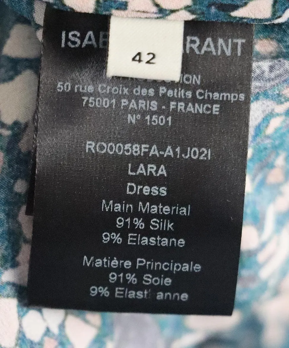 Isabel Marant Teal Print Dress sz 4