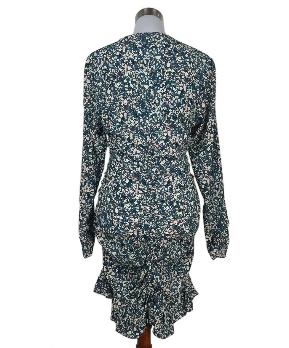 Isabel Marant Teal Print Dress sz 4