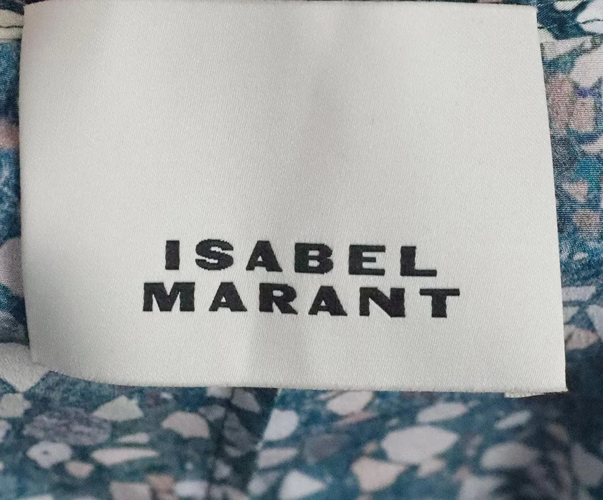 Isabel Marant Teal Print Dress sz 4