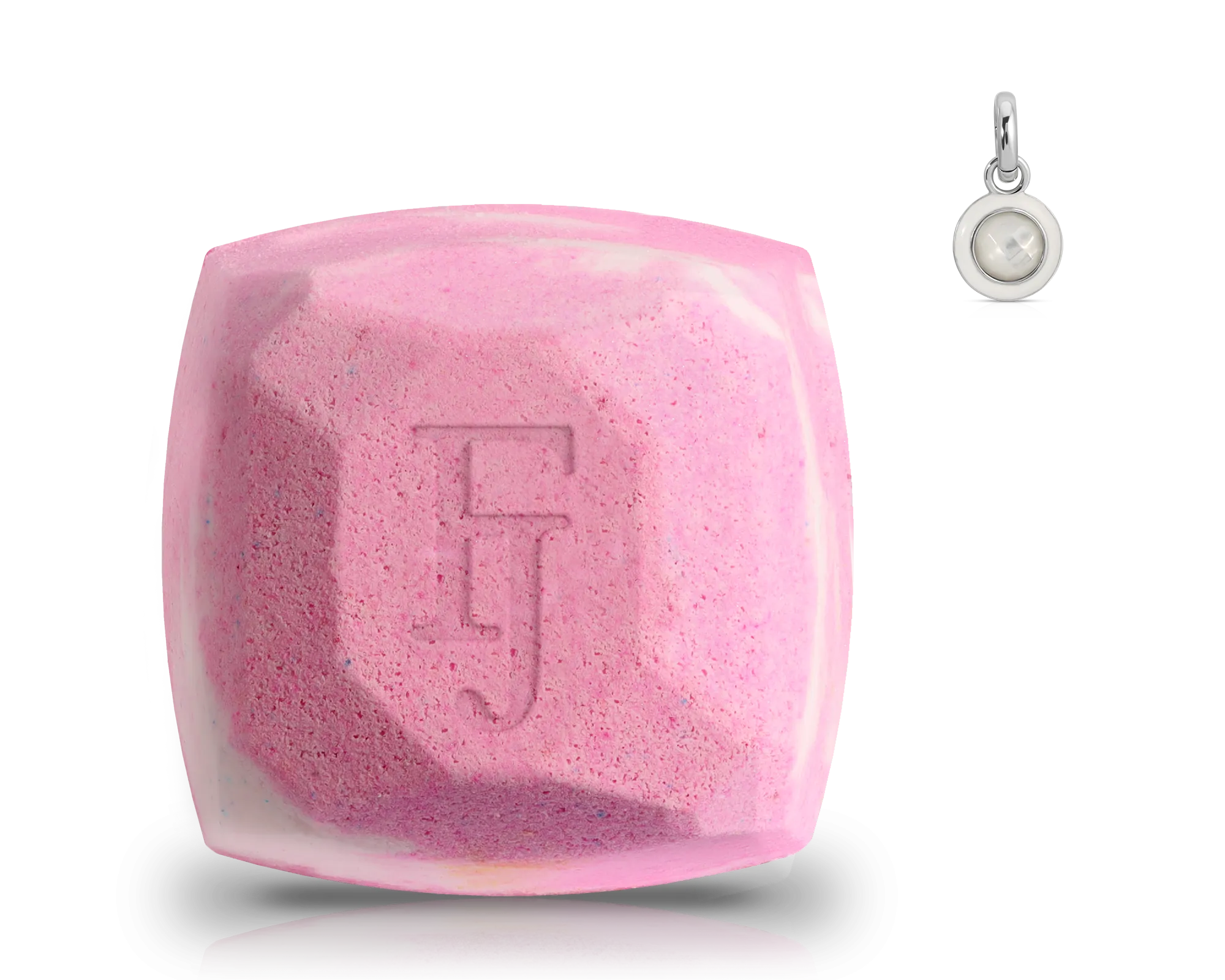 June Pearl Birthstone Charm - Bath Bomb