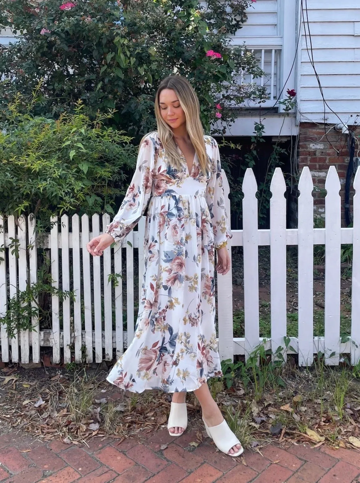 Karina Floral Midi Dress - FINAL SALE