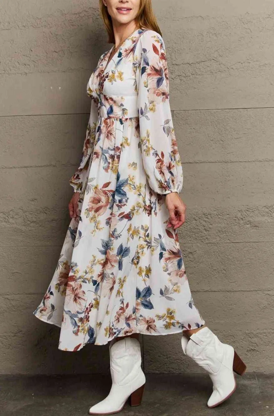 Karina Floral Midi Dress - FINAL SALE