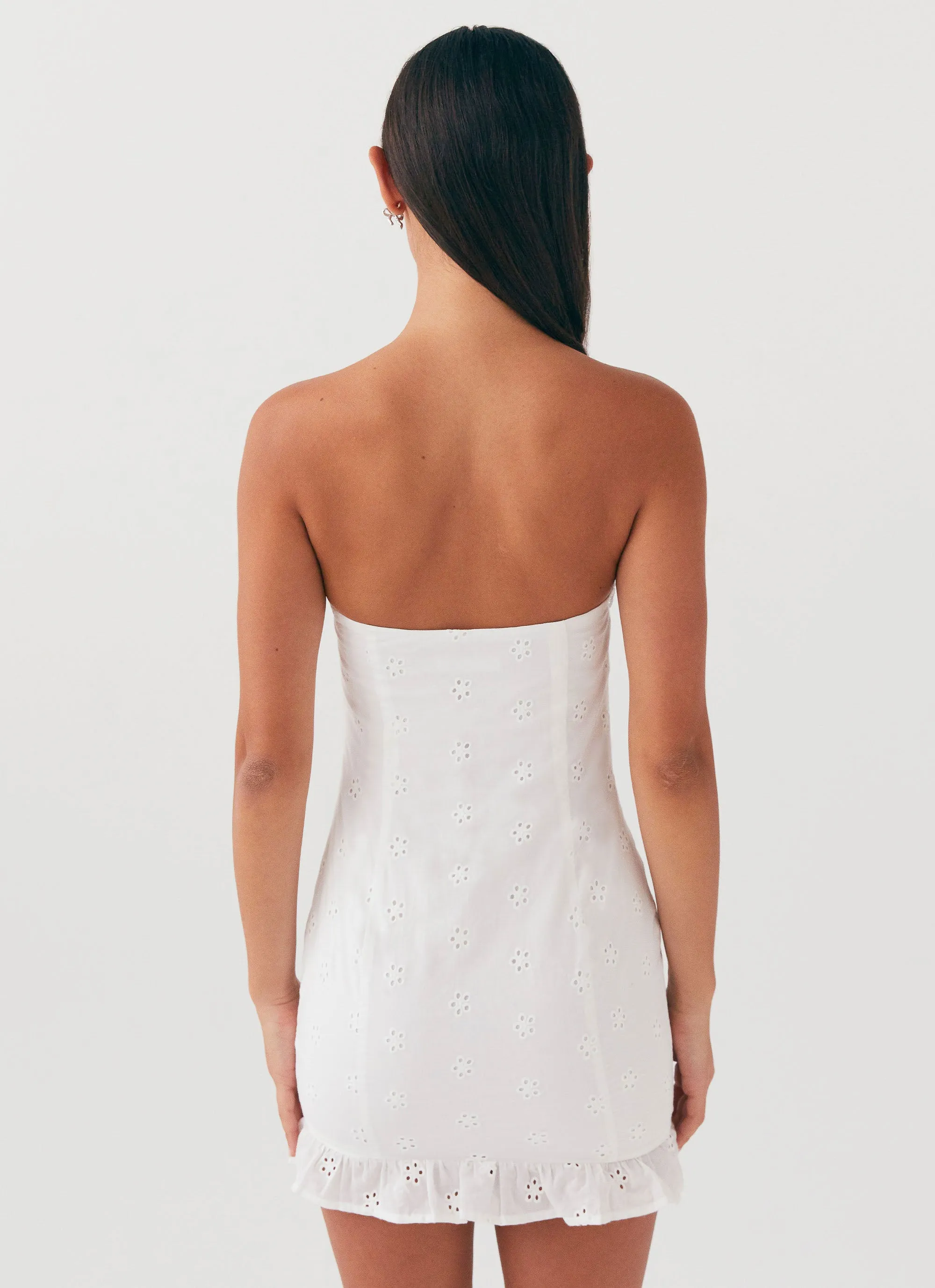 Katana Mini Dress - White