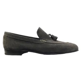 LOAFER UNLINED WITH TASSELS SUEDE LEATHER