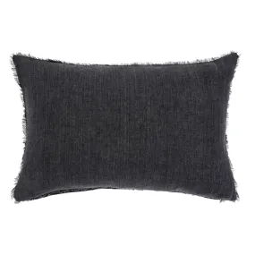 Lumbar Lina Linen Charcoal