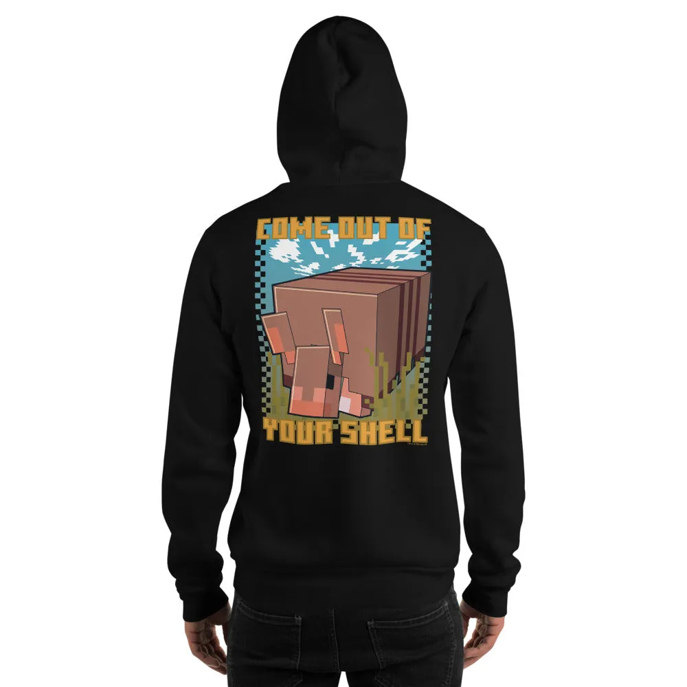 Minecraft Armadillo Checkered Adult Hoodie