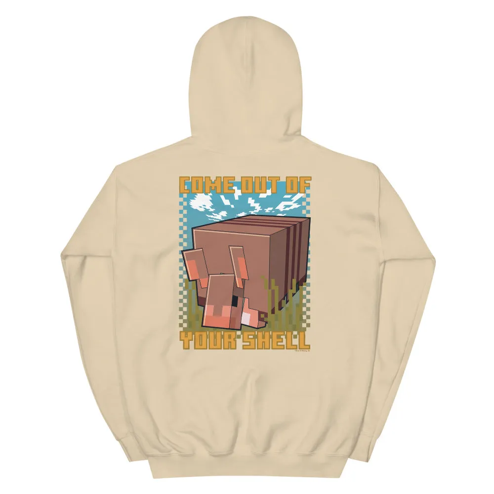 Minecraft Armadillo Checkered Adult Hoodie