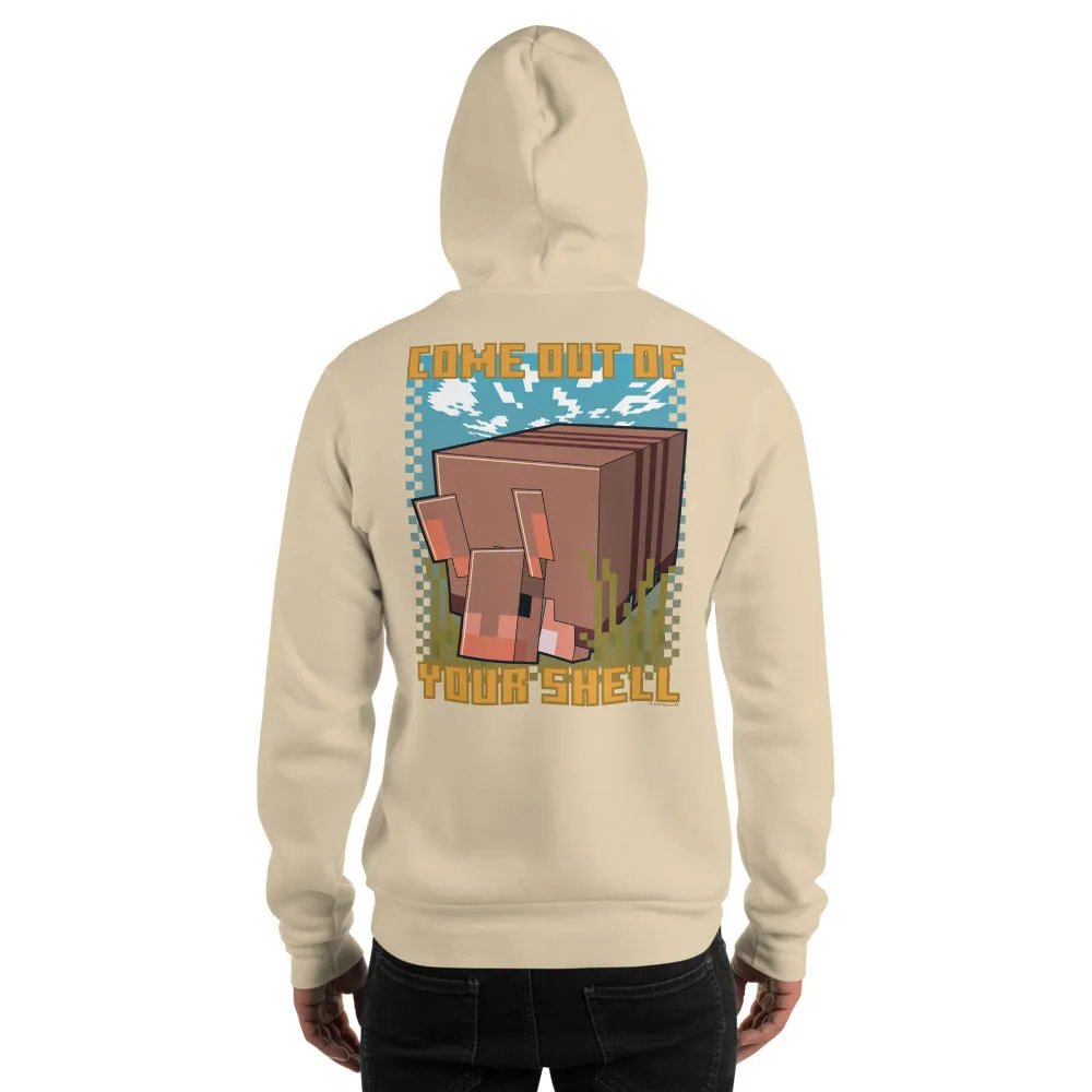 Minecraft Armadillo Checkered Adult Hoodie