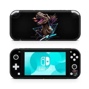 Nintendo Switch Lite Skin Decals - T-Rex Disco - Wrap Vinyl Sticker