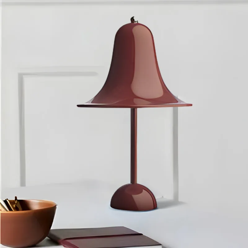 Polished Iron LED Nordic Portable Hat Table Lamp