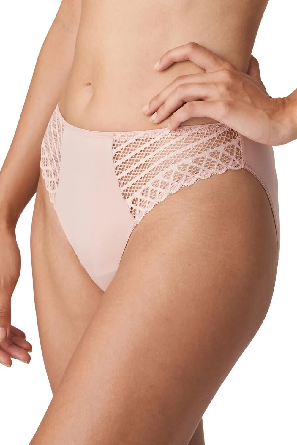 Prima Donna Twist East End Rio Briefs, Powder Rose (0541930)