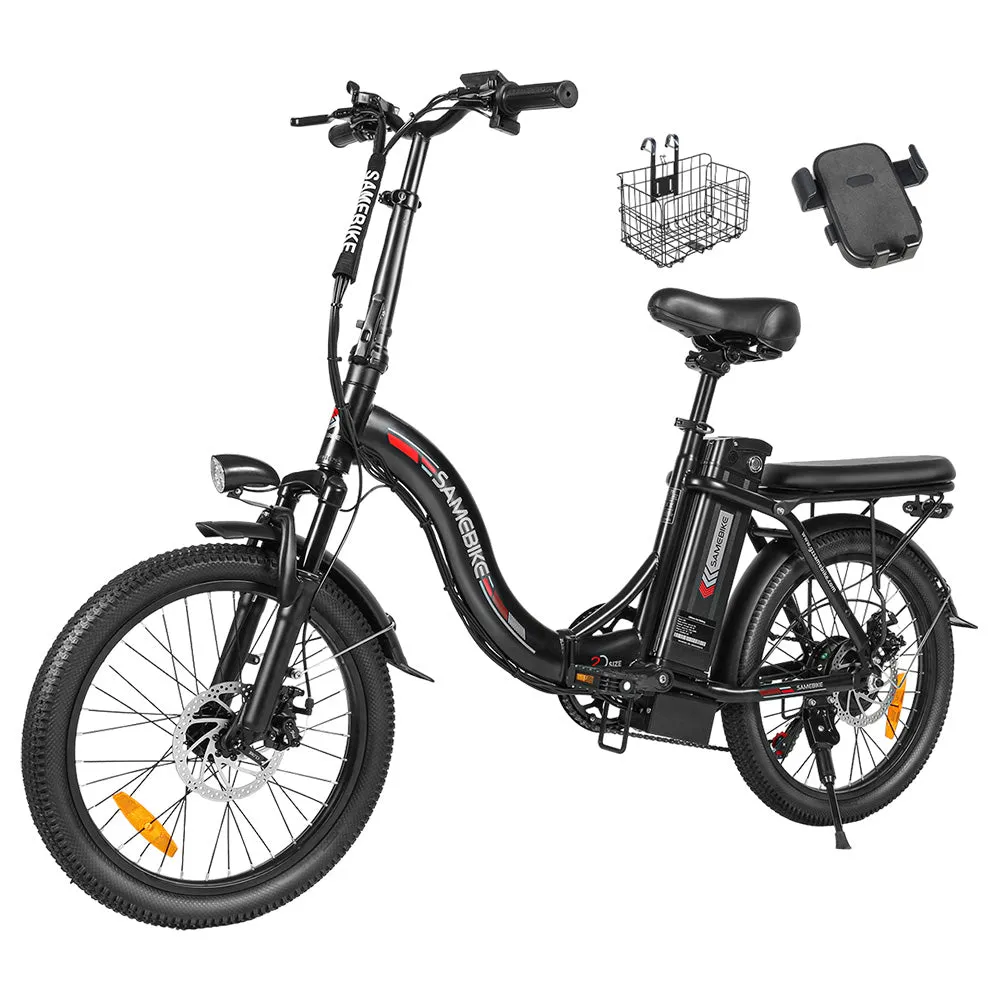 SAMEBIKE CY20 Spoke Wheel Electric Bike 20 Tires 350W Motor 36V 12Ah Battery