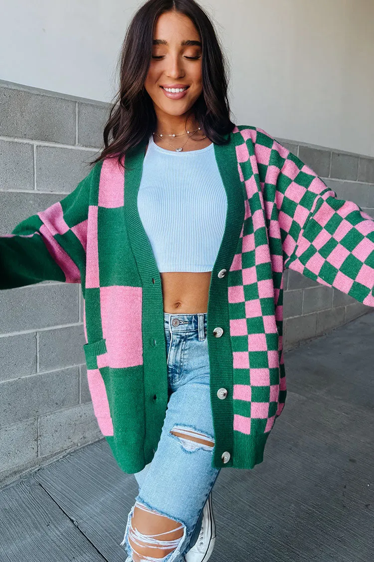 Sammie Checkered Cardigan