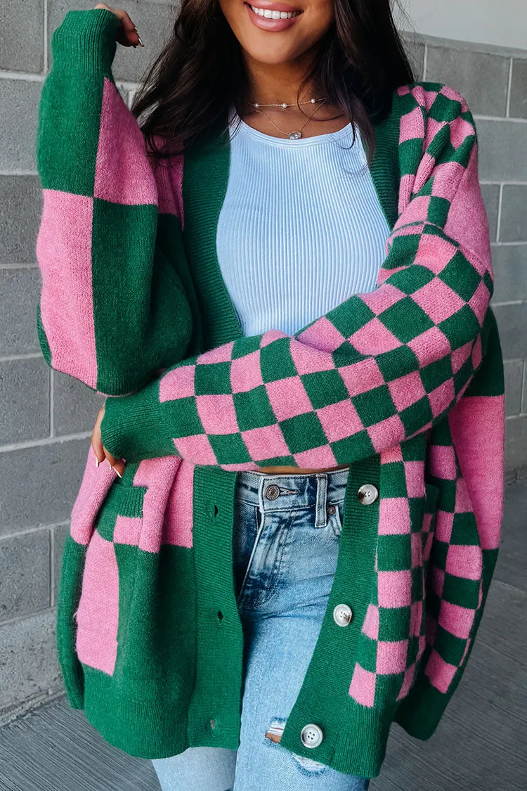 Sammie Checkered Cardigan