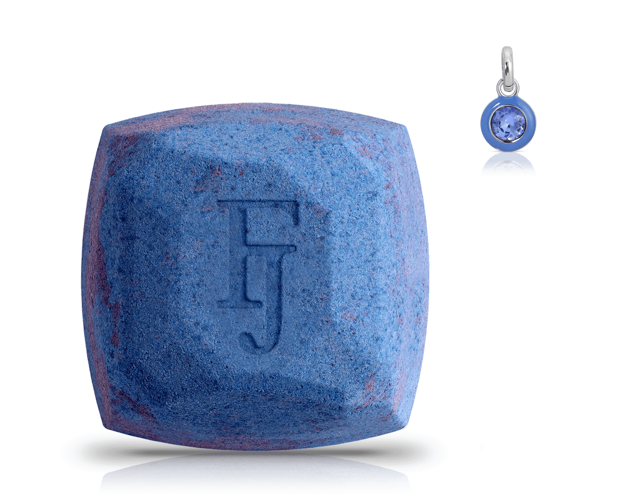 September Sapphire Birthstone Charm - Bath Bomb