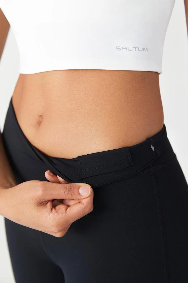 V-cut Crossover Flare Legging with Inner Pocket